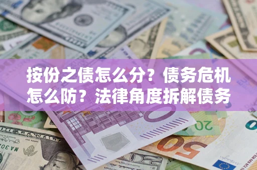 北京按份之债怎么分？债务危机怎么防？法律角度拆解债务分配与风险自保指南
