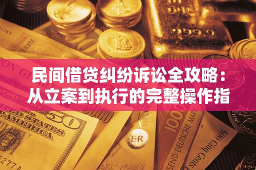 北京民间借贷纠纷诉讼全攻略：从立案到执行的完整操作指南