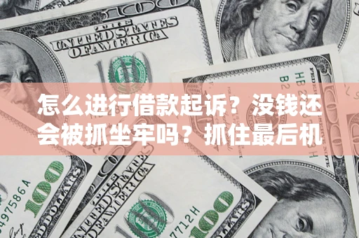 北京怎么进行借款起诉？没钱还会被抓坐牢吗？抓住最后机会！