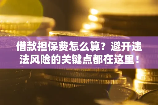 北京借款担保费怎么算？避开违法风险的关键点都在这里！