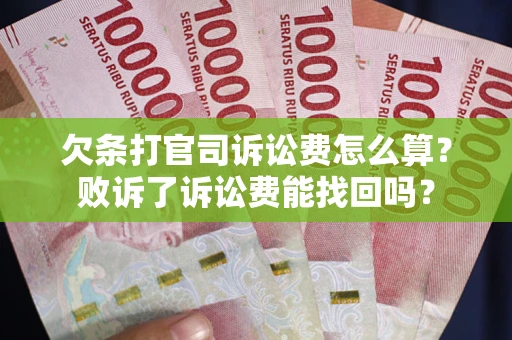 北京欠条打官司诉讼费怎么算？败诉了诉讼费能找回吗？