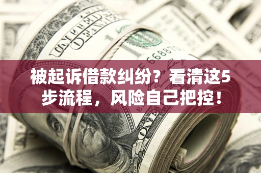 北京被起诉借款纠纷？看清这5步流程，风险自己把控！