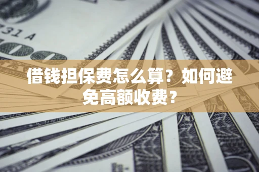 北京借钱担保费怎么算？如何避免高额收费？